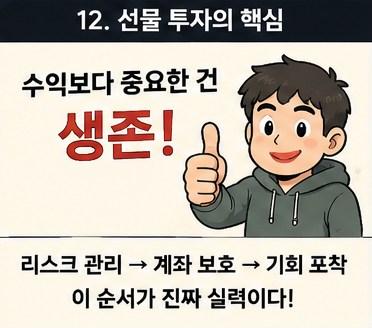 선물은 생존해야 벌수있다