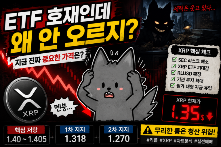 리플 XRP ETF 호재 차트 분석 썸네일