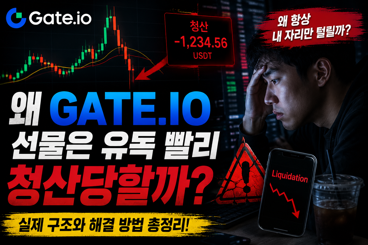 왜 Gate.io 선물은 유독 빨리 청산당하는 느낌이 들까