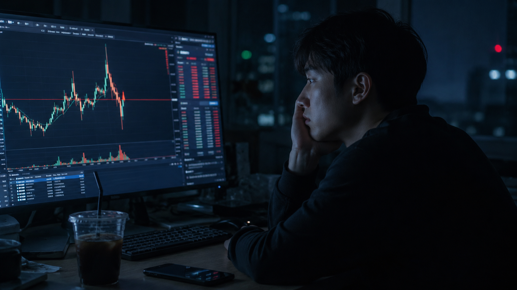 Gate.io 선물 청산 당하는 트레이더